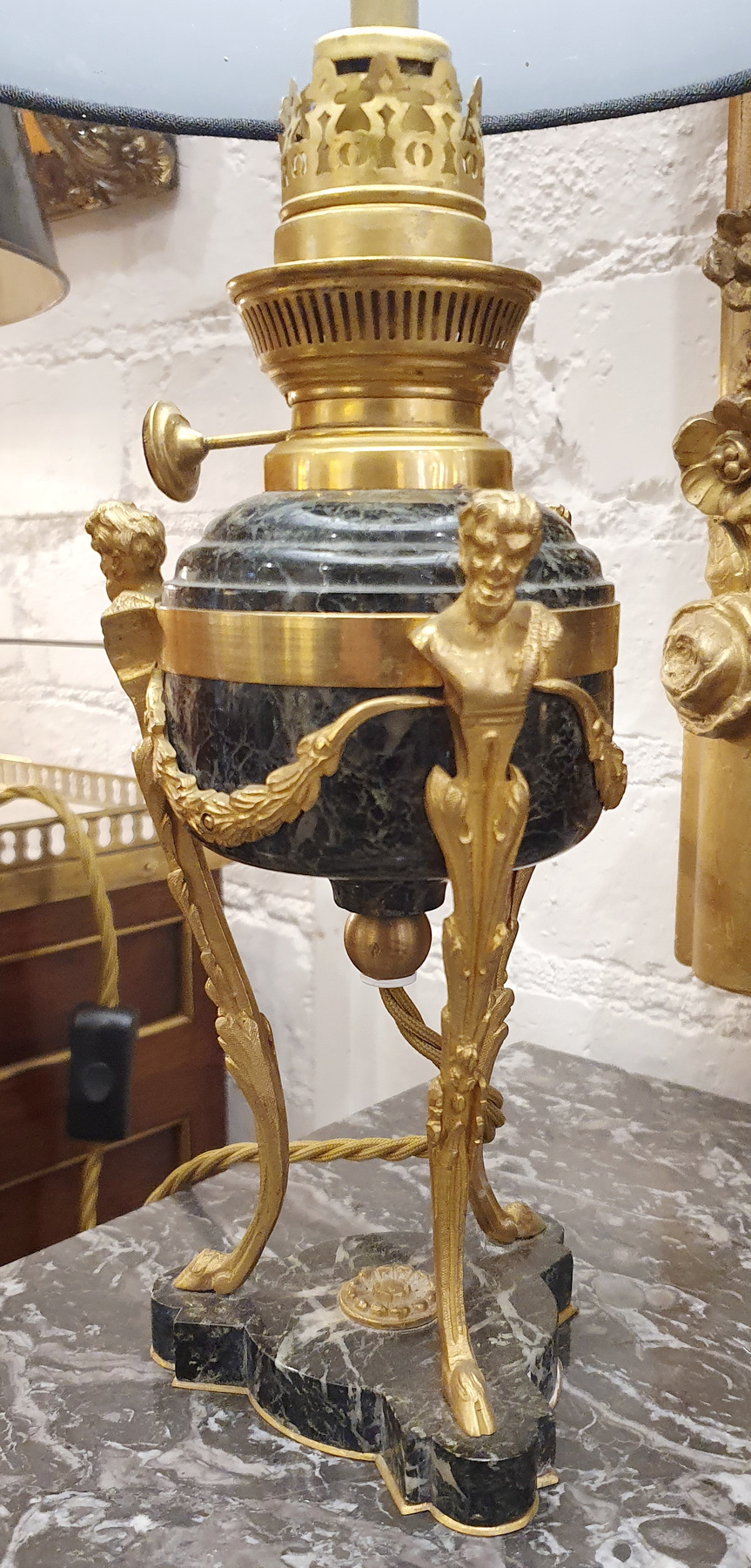 A French Empire Desk Light